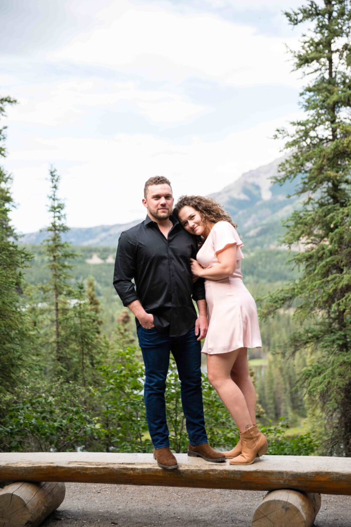 Koby Brown Photography, Sadie and Zach, Best Alaska Engagement Session Locations, Alaska Wedding Photographer, Horseshoe Lake Trail Engagement Session