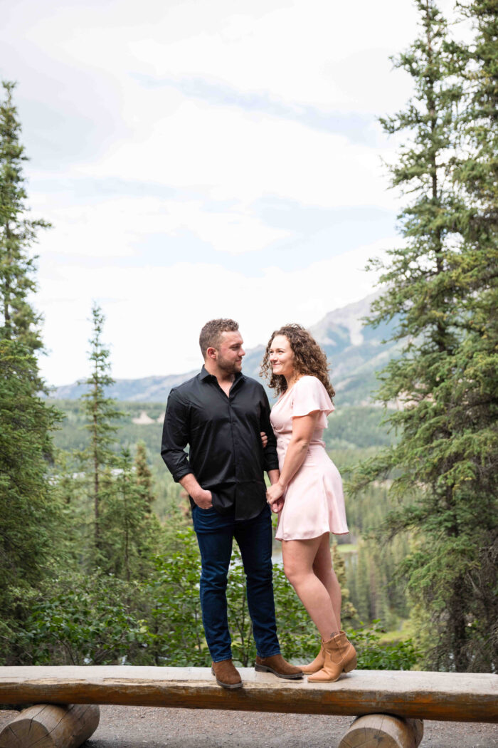Koby Brown Photography, Sadie and Zach, Best Alaska Engagement Session Locations, Elopement Photographer, Horseshoe Lake Trail Engagement Session