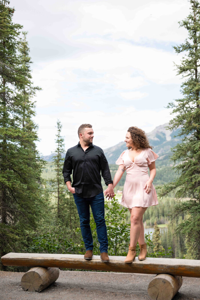 Koby Brown Photography, Sadie and Zach, Best Alaska Engagement Session Locations, Fine Art Wedding Photographer, Horseshoe Lake Trail Engagement Session