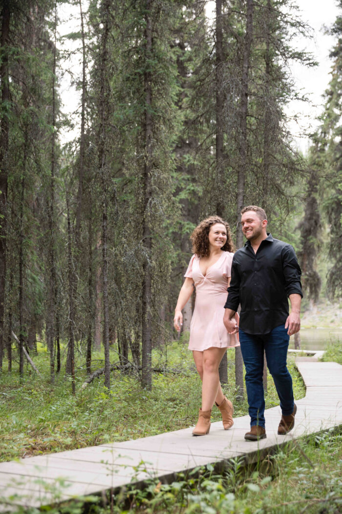 Koby Brown Photography, Sadie and Zach, Denali National Park, Elopement Photography, Horseshoe Lake Trail Engagement Session