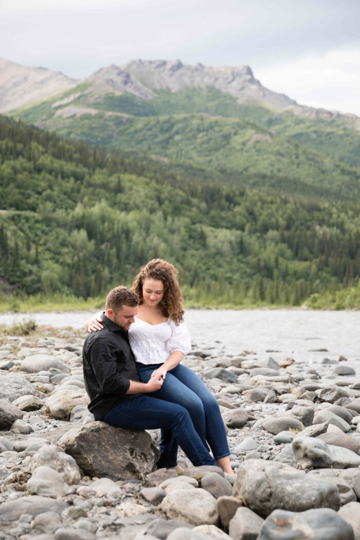 Koby Brown Photography, Sadie and Zach, Alaska Engagement Session, Destination Wedding Photography, Horseshoe Lake Trail Engagement Session