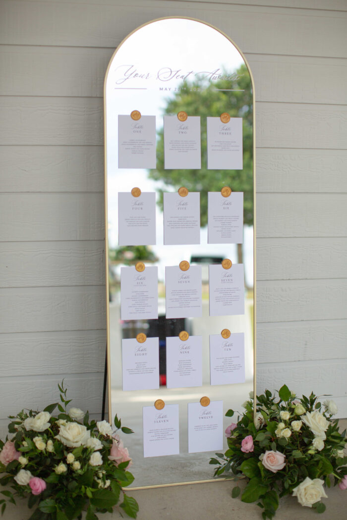 Wedding Seating Chart, Koby Brown Photography, Alyson and Thomas